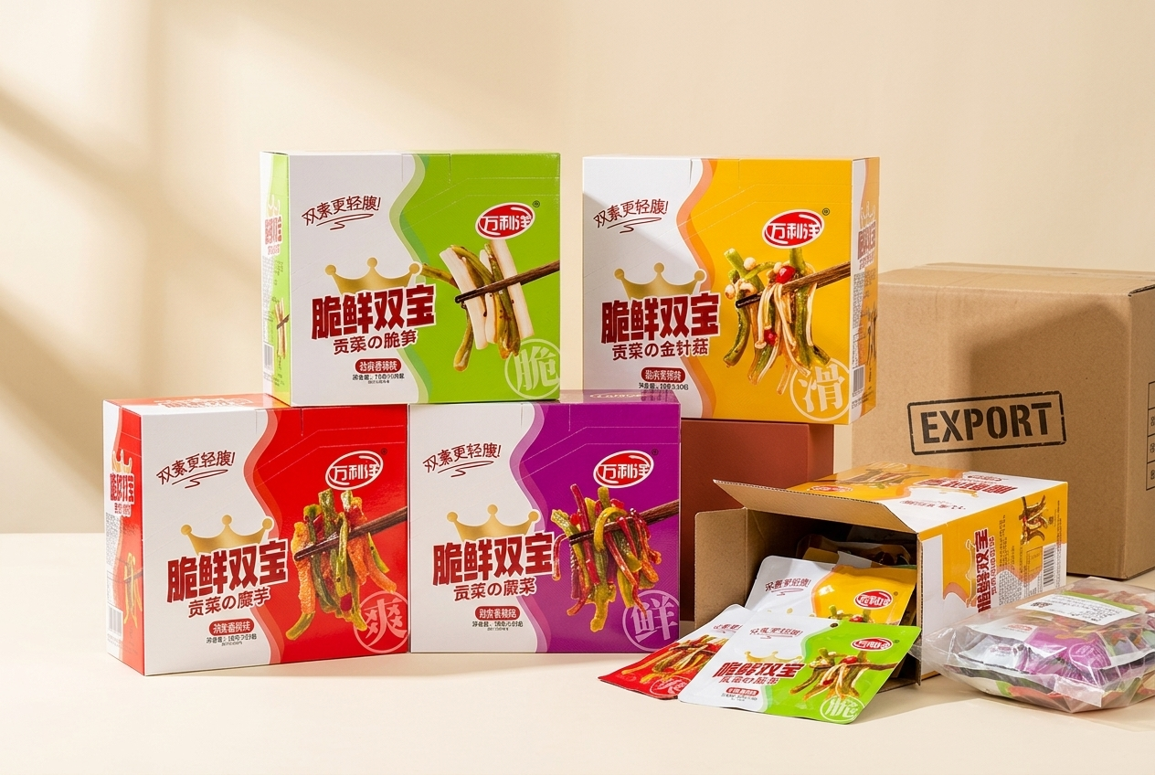 Wanliyang boxed latiao products and private label packaging options